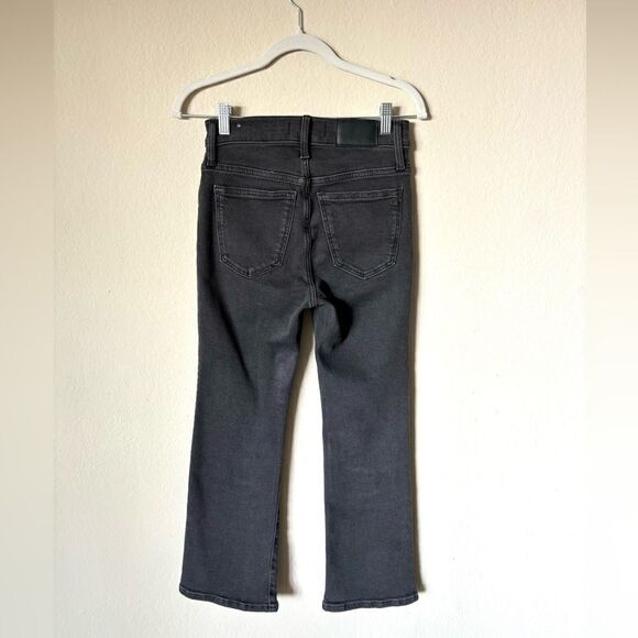 Madewell Cali Demi Black Grey Jeans Straight Leg Size 25 - Picture 8 of 13